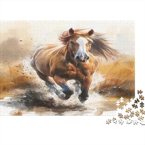 Pferd Puzzle 1000 Teile Puzzle Für Erwachsene Und Kinder Ab 14 Jahren,Puzzlespiel Erwachsenen Puzzlespiel Puzzel 1000pcs (75x50cm) von BJLZGUDFV