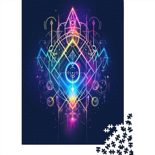 Rainbow Puzzle 1000 Teile Erwachsene Nachhaltiges Lernspiel Für Erwachsene Herausforderung Spielzeug Geschenk Für Alle Frauen Und Männer Heimdekoration 1000 Stück (75x50cm) von BJLZGUDFV