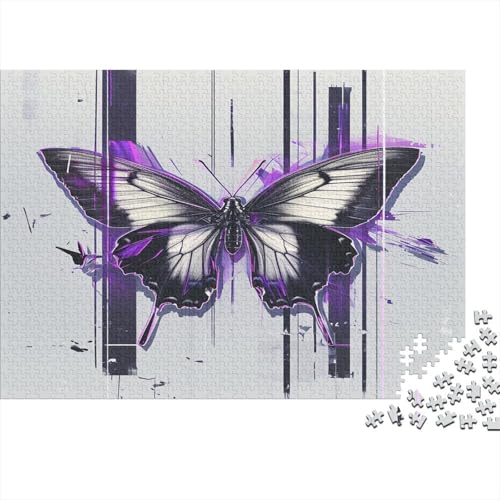 Schmetterling Puzzle 1000 Teile Erwachsener Kniffel Spaß Für Die Ganze Familie - Abwechslungsreiche 1000 Puzzleteilige Motive Puzzle Erwachsene, Puzzel 1000pcs (75x50cm) von BJLZGUDFV