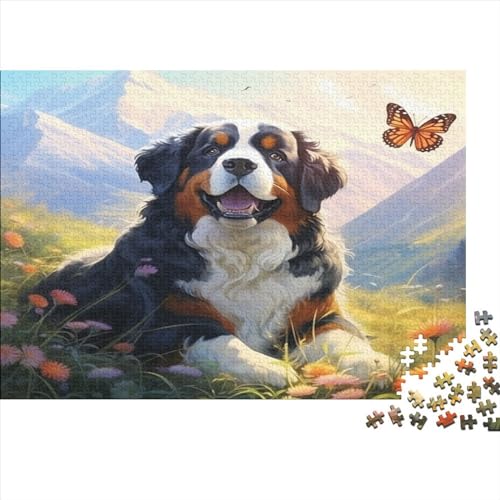 Tibetischer Mastiff Puzzle 1000 Teile,Puzzle Für Erwachsene, Impossible Puzzle, GesKükenlichkeitsspiel Für Die Ganze Familie,Puzzle Farbenfrohes,Puzzle-Geschenk Puzzel 1000pcs (75x50cm) von BJLZGUDFV