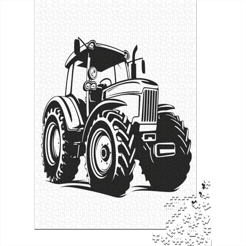 Tractor Puzzle mit 1000 Teilen Puzzle für Erwachsene Unmögliche Puzzles Geschicklichkeitsspiel Für Die ganze Familie Dekoration Holzpuzzle 1000 Teile (75 x 50 cm) von BJLZGUDFV