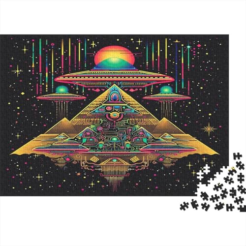 UFO 1000 Teile,Impossible Puzzle,GesKükenlichkeitsspiel Für Die Ganze Familie, Erwachsenen Puzzlespiel Puzzel 1000pcs (75x50cm) von BJLZGUDFV