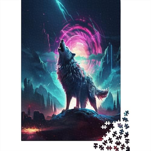 Wolf Puzzle 1000 Teile Puzzles Für Erwachsene Klassische Puzzles 1000 Teile Erwachsene Puzzlespiel Erwachsene 1000 Teile Erwachsenen Puzzlespiel Puzzel 1000pcs (75x50cm) von BJLZGUDFV