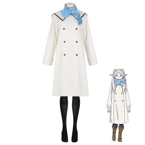 Frieren: Beyond Journey's End Cosplay-Kostüm, Anime-Kostüm, Cosplay, Halloween, Weihnachtsuniformen, komplettes Set für Frauen und Mädchen, Geschenk (B, 3XL) von BJMAND