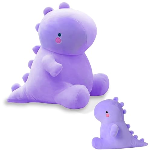 BJPERFMS Dinosaurier Plüschtier, 25CM Kawaii Plush Stofftier Dinosaurier, Dinosaurier Kuscheltier, Stuffed Animals, Cute Dinosaurier Plushies, Kissen Plüschpuppen Spielzeug, für Kinder von BJPERFMS