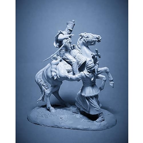 BJYCCAR 1/32 Ancient European Samurai Warrior Resin Soldier Model KitUnbemalt und unmontiert Figur Harz Modell-Bausatz //L3E0X2 von BJYCCAR