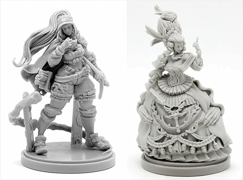 BJYCCAR 1/48 Ancient Female Samurai Warrior Resin Soldier Kit Unbemalt und unmontiert Resin Modell (2 Personen) //D9X8g22 von BJYCCAR