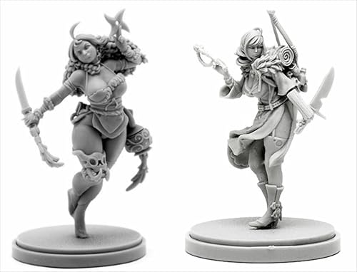 BJYCCAR 1/48 Ancient Female Samurai Warrior Resin Soldier Kit Unbemalt und unmontiert Resin Modell (2 Personen) //D9X8g8 von BJYCCAR