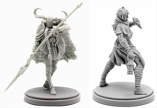 BJYCCAR 1/48 Ancient Samurai Warrior Resin Soldier Kit Unbemalt und unmontiert Figur Resin Model Kit (2-Personen) //L5E7X64 von BJYCCAR