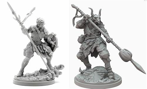 BJYCCAR 1/48 Ancient Samurai Warrior Resin Soldier Kit Unbemaltes und unmontiertes Resinmodell (2 Figuren) //D9X7g32 von BJYCCAR