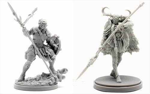 BJYCCAR 1/48 Ancient Samurai Warrior Resin Soldier Kit Unbemaltes und unmontiertes Resinmodell (2 Figuren) //D9X7g33 von BJYCCAR