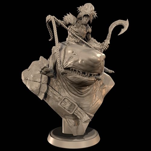 BJYCCAR 65mm Ancient Hell Samurai Warrior Resin Bust Soldier Model Kit Unbemalt und unmontiert Resin Modell //D6X4g2 von BJYCCAR