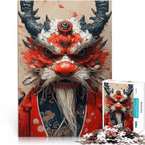 Puzzle für Teenager 1000 Teile Rote Drachenmaske Anspruchsvolles Spiel und Familienspaß Tolle Geschenke und Spielzeuge 50x70cm Puzzle für Teenager 1000 Teile Rote Drachenmaske Anspruchsvolles Spiel und Familienspaß Tolle Geschenke und Spielzeuge 50x70cm von BKDNNUJR