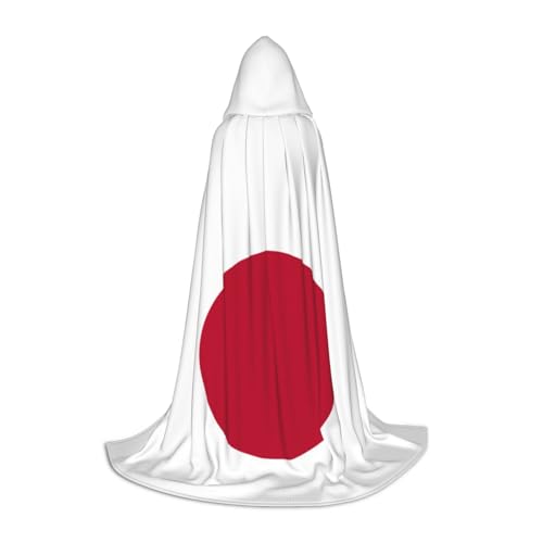 BKDODKS Kapuzenumhang mit japanischer Flagge, Unisex, für Cosplay, Gothic, Renaissance und mehr von BKDODKS