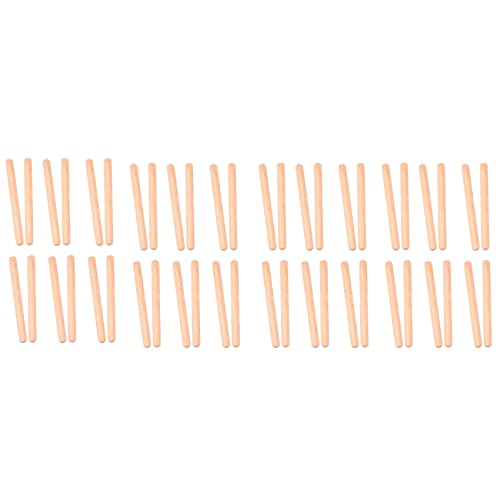 BLASHRD 24 Paare Claves Musikalisches Instrument Rhythm Sticks Schlagzeug Rhythm Sticks Kinder Musik Spielzeug von BLASHRD