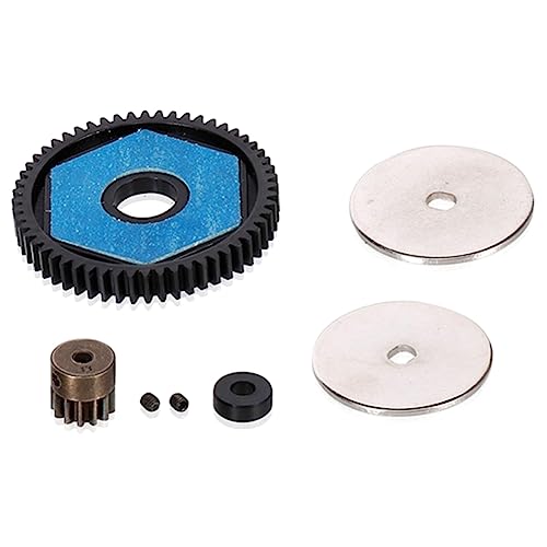 BLASHRD 56T Stirnradgetriebe Aus Verbundmaterial 13T Motorgetriebe Getriebe Getriebesatz für 1/10 RC Crawler Car Axial SCX10 SCX10 II Upgrade-Teile von BLASHRD