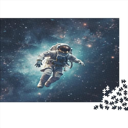 Astronaut 1000 TeileHolz Puzzle, Puzzles Für Erwachsene,1000 Teile Rätsel Space Für Jugendliche & Erwachsene 1000pcs (75x50cm) von BLISSCOZY