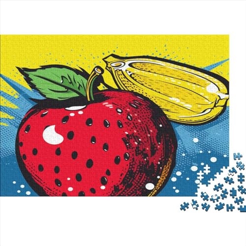 Holz Puzzles 1000 Teile Erwachsene Rätsel | Erdbeeren und Bananen | Puzzle Erwachsene 1000 Teile Herausforderndes Geschicklichkeitsspiel Für Die Ganze 1000pcs (75x50cm) von BLISSCOZY