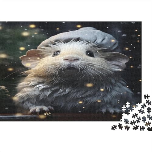 Niedlicher Hamster Puzzle Erwachsene Animal Holz Puzzles 300 Teile Rätsel Große Herausforderndes Geschicklichkeitsspiel Für Die Ganze 300pcs (40x28cm) von BLISSCOZY