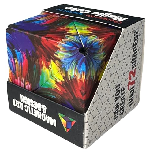 Formwechsel Zauberwürfel – Infinity Cube - Magnetwürfel 3D - Anti Stress Spielzeug - 36 Seltenerdmagnete - Über 70 Formen Verwandelbar (Dream) von BLITZHAUS