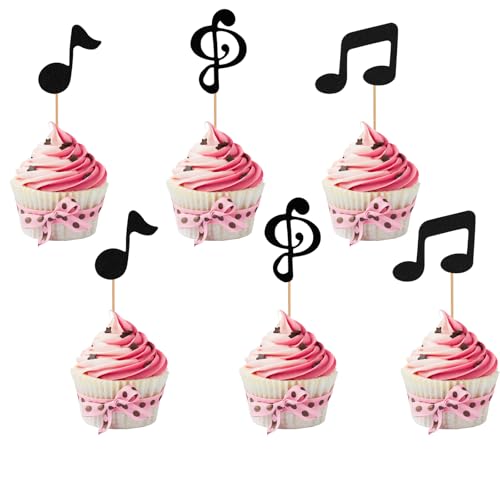 Cupcake-Topper mit Musiknoten von BLMHTWO