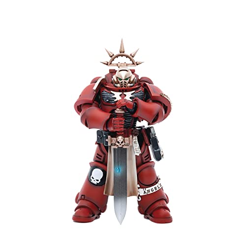 BLOOMAGE JOYTOY (BEIJING) TECH Warhammer 40k Figur 1/18 Blood Angels Veteran Laenatus, 12 cm von BLOOMAGE JOYTOY (BEIJING) TECH