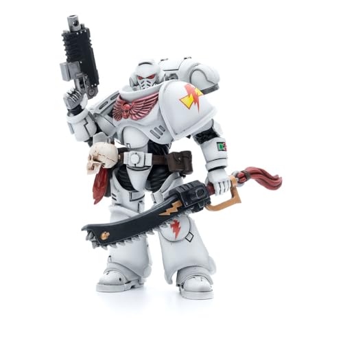 JoyToy Warhammer 40k: White Scars Assault Intercessor Batjargal Figur im Maßstab 1:18 von Warhammer