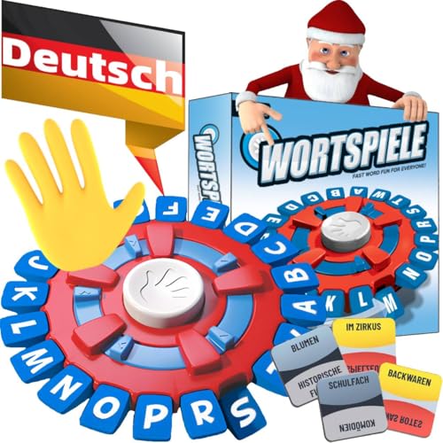 BLOOOK Thinking Words Spiel Deutsch,Wörter Sturm Spiel,Brettspiele,Wörterspiel Erwachsene Kinder,Gesellschaftsspiele,Spiel des Jahres,Familienspiel 2-8 Personen,Kartenspiele,Tabletop Spiele (Rot) von BLOOOK