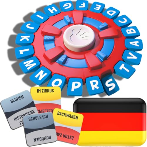 BLOOOK Thinking Words Spiel Deutsch,Wörter Sturm Spiel,Brettspiele,Wörterspiel Erwachsene Kinder,Gesellschaftsspiele,Spiel des Jahres,Familienspiel 2-8 Personen,Kartenspiele,Tabletop Spiele (Rot Blau) von BLOOOK