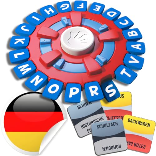 BLOOOK Thinking Words Spiel Deutsch,Wörter Sturm Spiel,Brettspiele,Wörterspiel Erwachsene Kinder,Gesellschaftsspiele,Spiel des Jahres,Familienspiel 2-8 Personen,Kartenspiele (Rot fbm) von BLOOOK