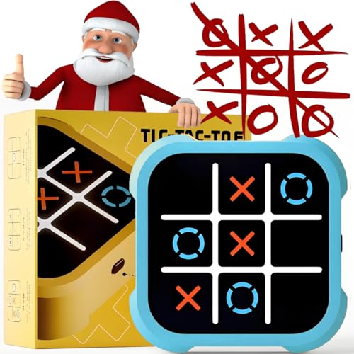 BLOOOK Tic Tac Toe Spiel,Tic Tac Toe Elektronisch,mit Quick Push Spiel,Memory Push Game (Blau) von BLOOOK