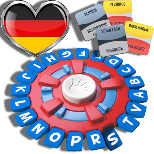 BLOOOK Wörter Sturm Spiel Deutsch,Brettspiele,Wörterspiel Erwachsene Kinder,Gesellschaftsspiele,Spiel des Jahres,Familienspiel 2-8 Personen,Tabletop Spiele,Partyspiele von BLOOOK