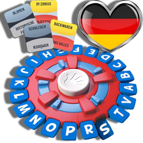 BLOOOK Wörter Sturm Spiel Deutsch,Brettspiele,Wörterspiel Erwachsene Kinder,Gesellschaftsspiele,Spiel des Jahres,Familienspiel 2-8 Personen,Tabletop Spiele,Partyspiele von BLOOOK