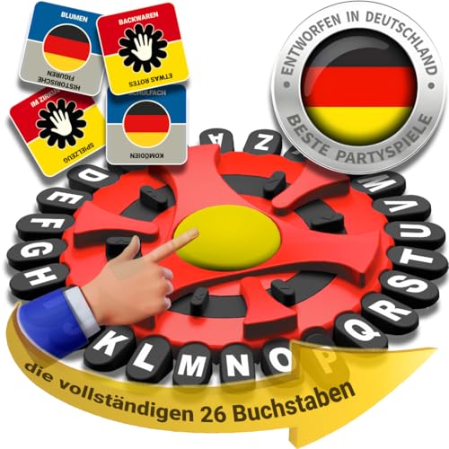 BLOOOK Wörter Sturm Spiel Deutsch,Brettspiele,Wörterspiel Erwachsene Kinder,Gesellschaftsspiele,Spiel des Jahres,Familienspiel 2-8 Personen,Tabletop Spiele von BLOOOK