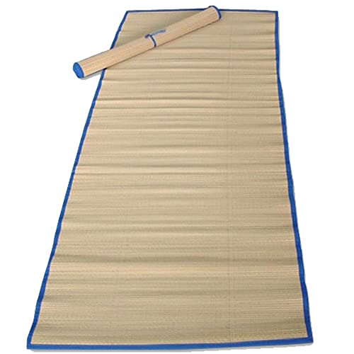 BLUE SKY - Strandmatte - Sommeraccessoire - 170197H - Blau - Naturstroh - 180 cm x 60 cm - Sand - Schutz - Strandteppich - Leicht - Ab 14 Jahren von BLUE SKY