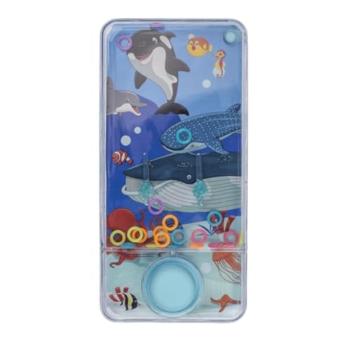 MIBANDERA Mini-Wasserspiele, Ringwasserspiele für Mädchen und Jungen, Reisespiel, Aguaplay, Water Geme. Aqua Play (Ballena-Orca) von BLUECHOLON