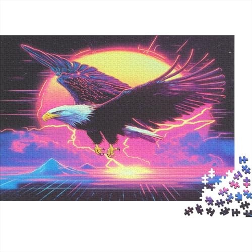 Adler Puzzle 1000 Teile Puzzle Für Erwachsene Und Kinder Ab 14 Jahren Puzzel 1000pcs (75x50cm) von BLWZXPQMT