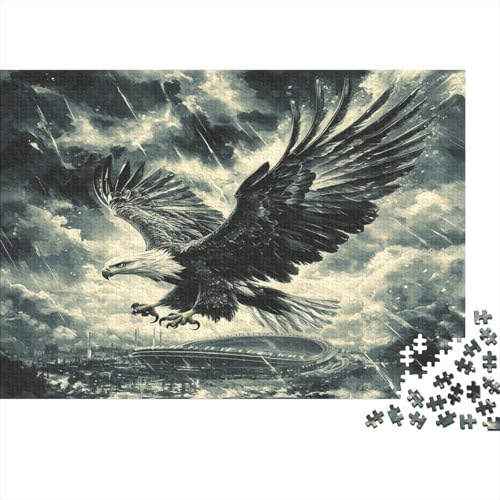 Adler Puzzlespiel 1000 Teile Puzzle Für Erwachsene Und Kinder Ab 14 Jahren, Puzzle-Motiv Erwachsenen Puzzlespiel Puzzel 1000pcs (75x50cm) von BLWZXPQMT