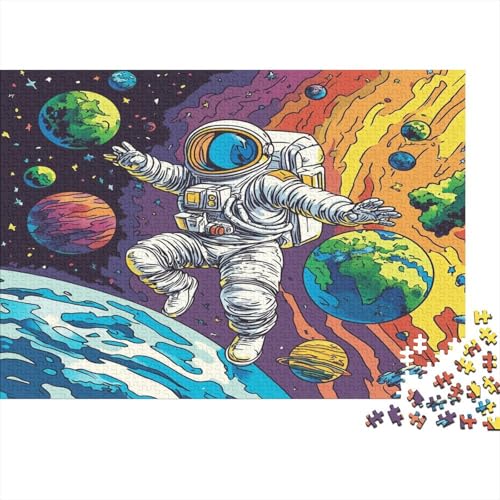 Astronaut Puzzle 1000 Teile Erwachsene Puzzles Für Erwachsene Klassische Puzzles 1000 Teile Erwachsene Puzzlespiel Schwer Pädagogisches Spielzeug Erwachsene Kinder Puzzel 1000pcs (75x50cm) von BLWZXPQMT