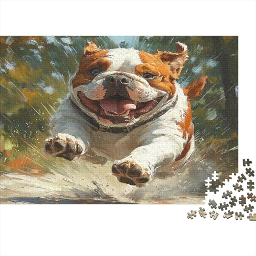 BULLHund Puzzle 1000 Teile Für Erwachsene Und Kinder Ab 14 Jahren Für Stressabbauer Puzzel 1000pcs (75x50cm) von BLWZXPQMT