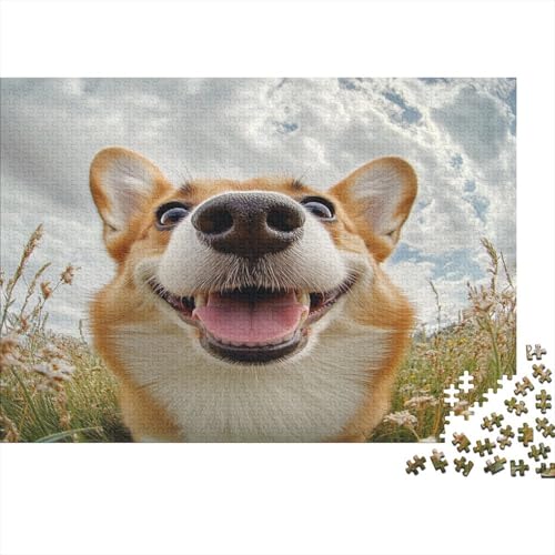 Corgi Puzzle 1000 Teile Erwachsener Kniffel Spaß Für Die Ganze Familie - Abwechslungsreiche 1000 Puzzleteilige Motive Puzzlespiel Erwachsene, Puzzel 1000pcs (75x50cm) von BLWZXPQMT