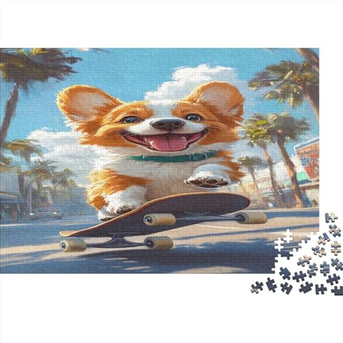 Corgi Puzzle 1000 Teile Puzzle Für Erwachsene Und Kinder Ab 14 Jahren Puzzel 1000pcs (75x50cm) von BLWZXPQMT