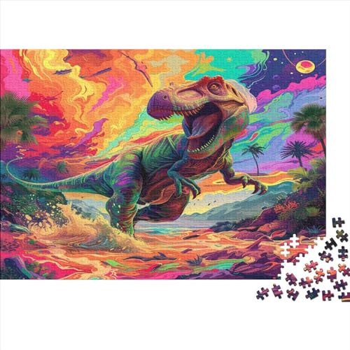 Dinosaurier Puzzle 1000 Teile Erwachsener Kniffel Spaß Für Die Ganze Familie - Abwechslungsreiche 1000 Puzzleteilige Motive Puzzle Erwachsene, Puzzel 1000pcs (75x50cm) von BLWZXPQMT