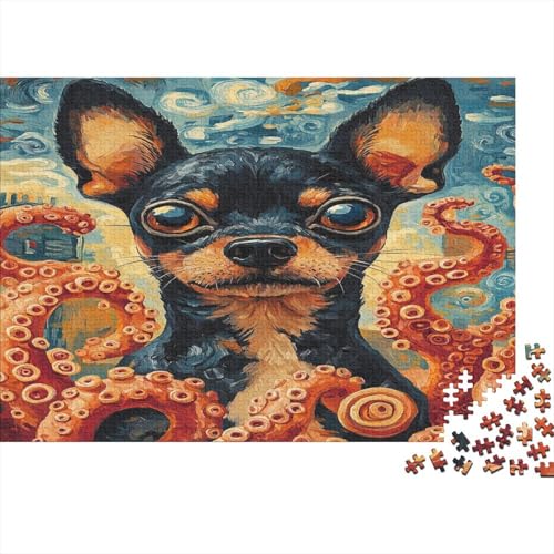 Dobermann Puzzle 1000 Teile Puzzles Für Erwachsene Klassische Puzzles 1000 Teile Erwachsene Puzzlespiel Erwachsene 1000 Teile Erwachsenen Puzzlespiel Puzzel 1000pcs (75x50cm) von BLWZXPQMT