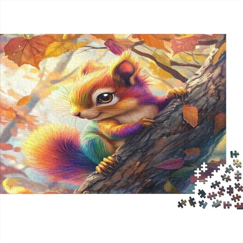 Eichhörnchen Puzzle 1000 Teile Puzzle Für Erwachsene Und Kinder Ab 14 Jahren Puzzel 1000pcs (75x50cm) von BLWZXPQMT