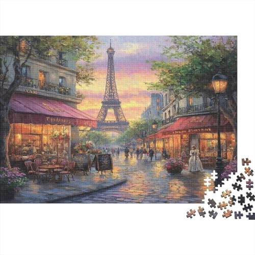 Eiffelturm Puzzle 1000 Teile Puzzle Für Erwachsene Und Kinder Ab 14 Jahren Puzzel 1000pcs (75x50cm) von BLWZXPQMT