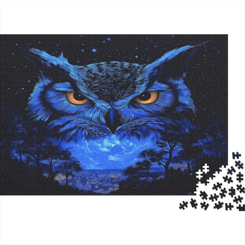 Eule Puzzle 1000 Teile Puzzles Für Erwachsene Klassische Puzzles 1000 Teile Erwachsene Puzzlespiel Erwachsene 1000 Teile Erwachsenen Puzzlespiel Puzzel 1000pcs (75x50cm) von BLWZXPQMT