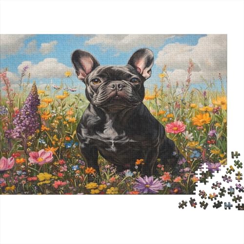 FRANZÖSISCHER BULLDONG Puzzle 1000 Teile Erwachsener Kniffel Spaß Für Die Ganze Familie - Abwechslungsreiche 1000 Puzzleteilige Motive Puzzle Erwachsene, Puzzel 1000pcs (75x50cm) von BLWZXPQMT