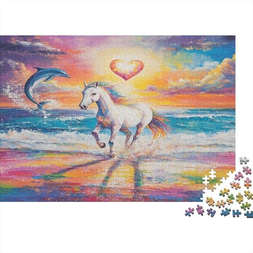 Fine Pferd Puzzle 1000 Teile Puzzles Für Erwachsene Klassische Puzzles 1000 Teile Erwachsene Puzzlespiel Erwachsene 1000 Teile Erwachsenen Puzzlespiel Puzzel 1000pcs (75x50cm) von BLWZXPQMT