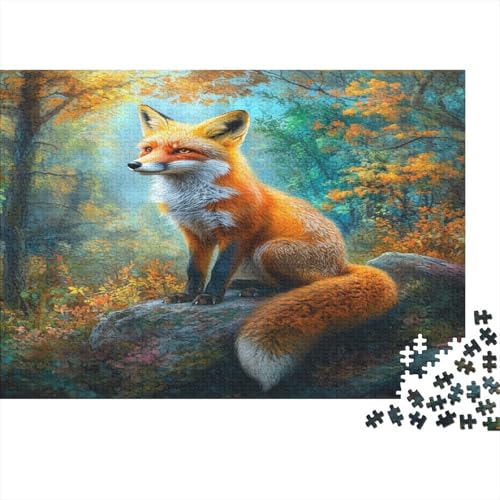 Fuchs Puzzlespiel 1000 Teile Jigsaw Puzzle 1000 Puzzle FüR Erwachsene Kinder Senioren Erwachsenen Puzzlespiel Puzzel 1000pcs (75x50cm) von BLWZXPQMT